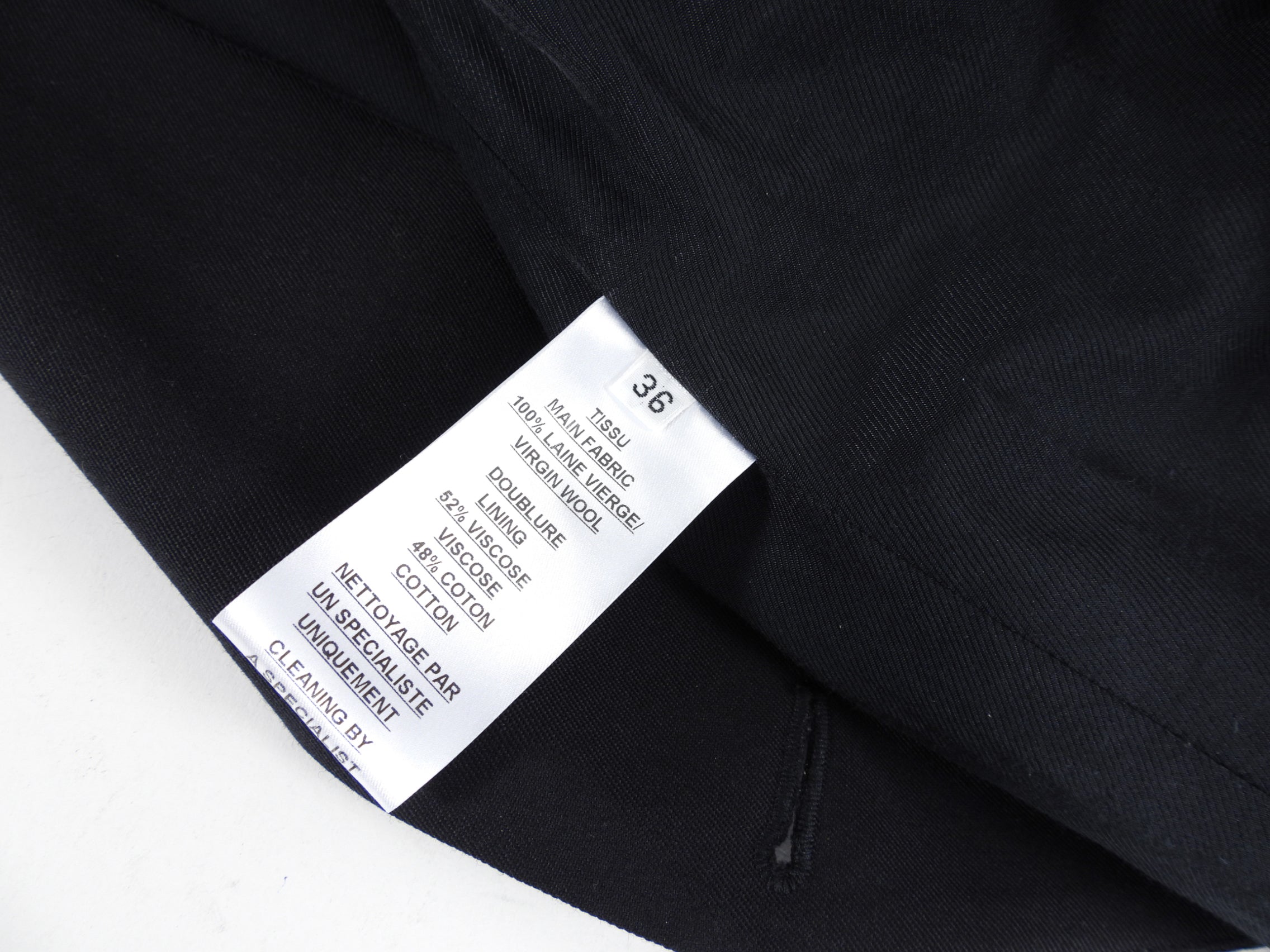 Balmain Black Classic Blazer with Gold Lion Buttons - USA XS / 2