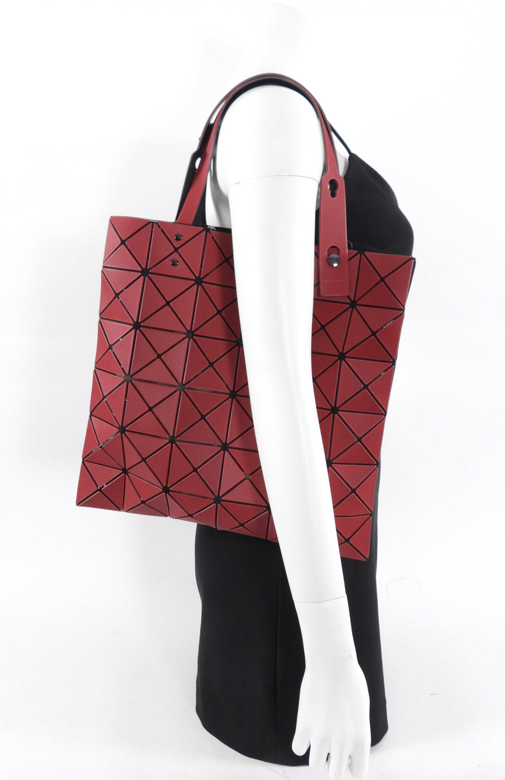 Issey Miyake Bao Bao Dark Red Tote Bag