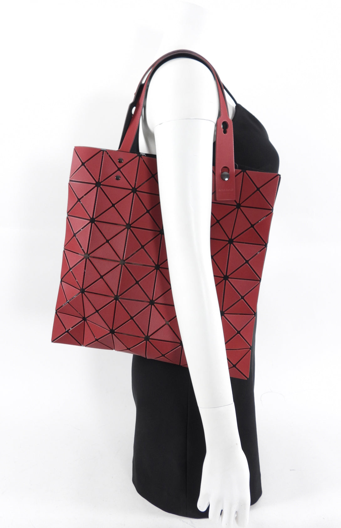 Issey Miyake Bao Bao Dark Red Tote Bag
