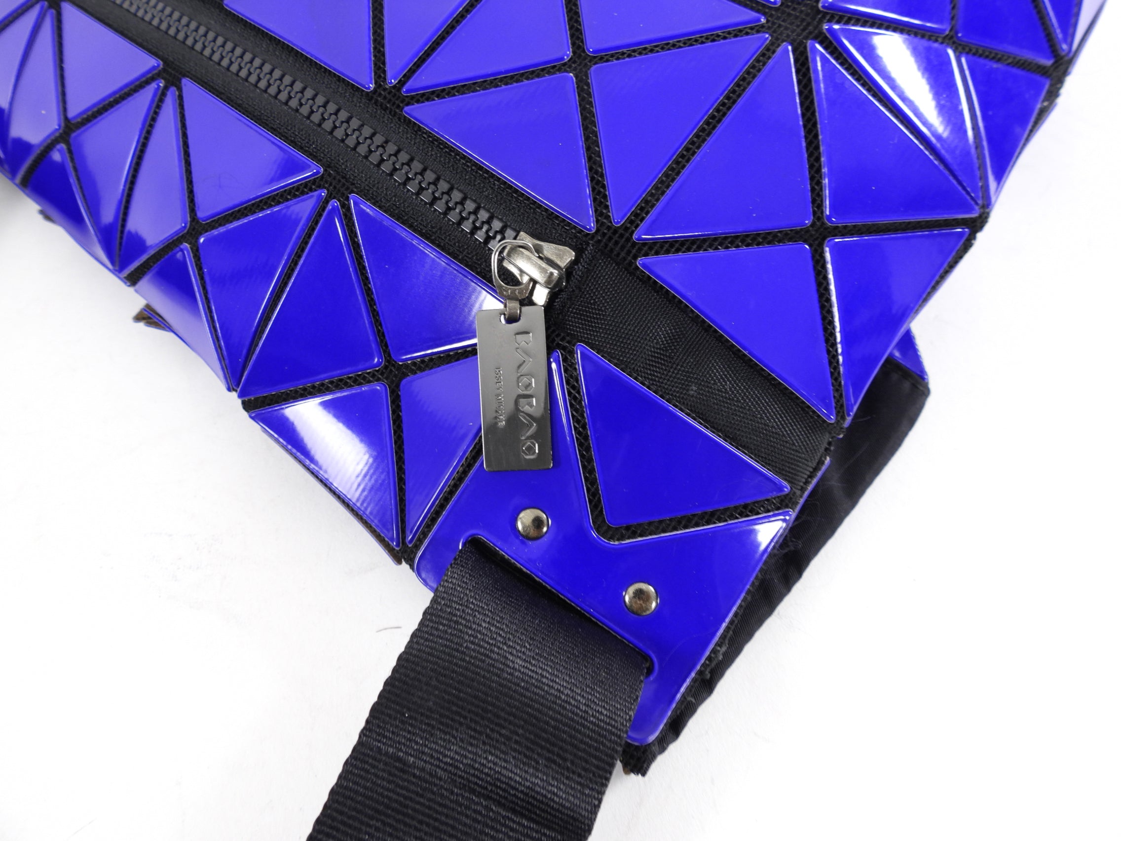 Issey Miyake Electric Blue Bao Bao Messenger Bag