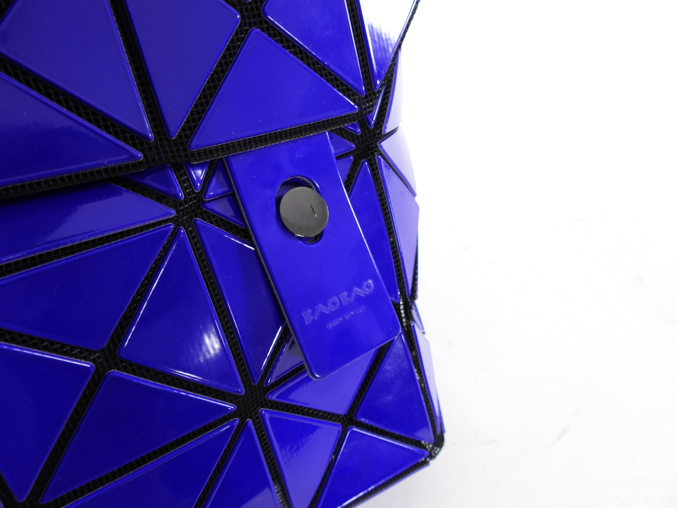 Issey Miyake Electric Blue Bao Bao Messenger Bag