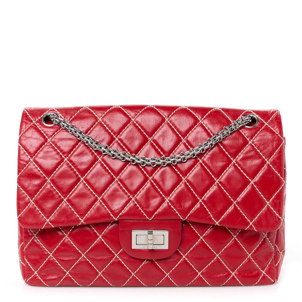 Calfskin Wild Stitch 2.55 Reissue 226 Flap Red
