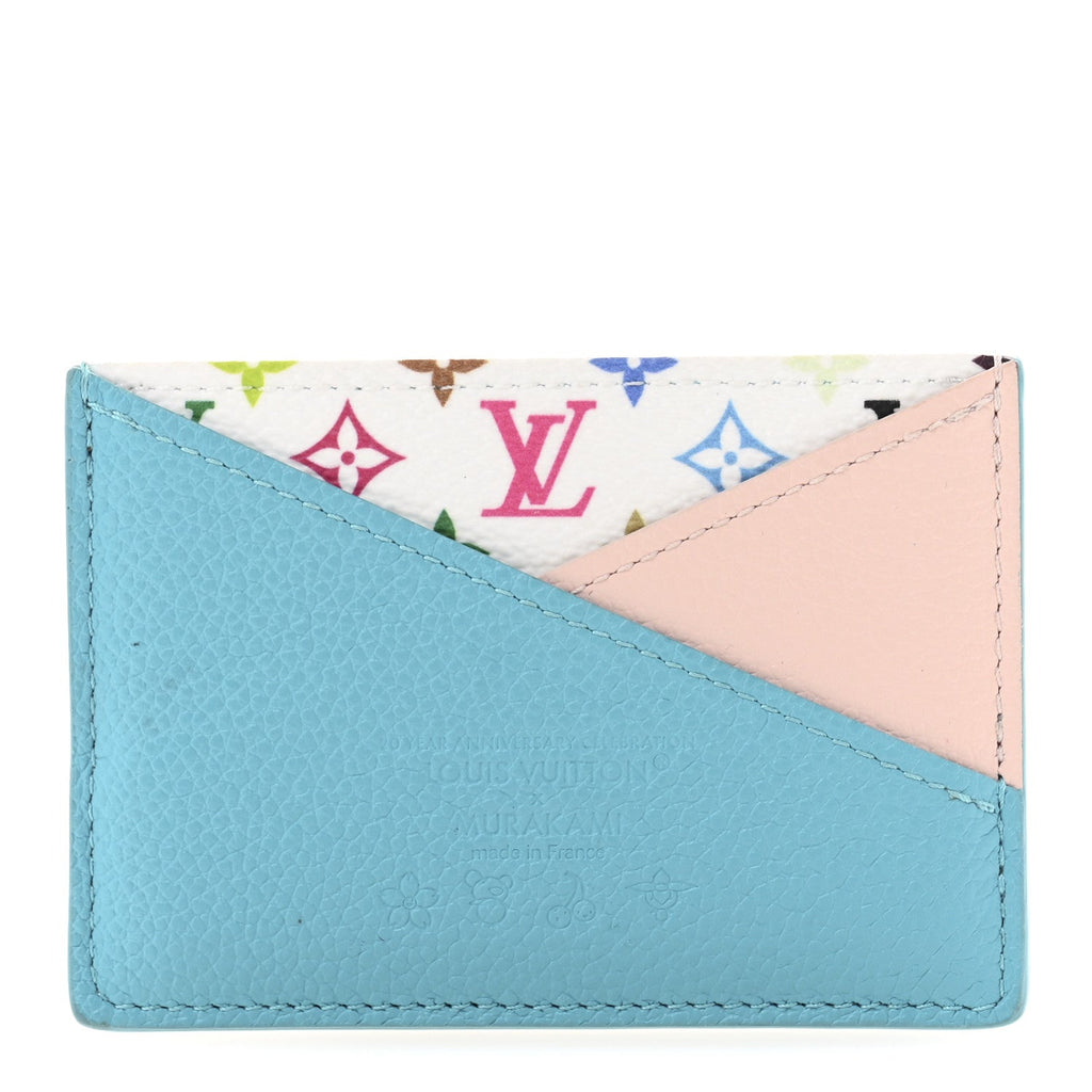 LV X TM Monogram Multicolor Criss-Cross  Holder Kabira Blue Rose