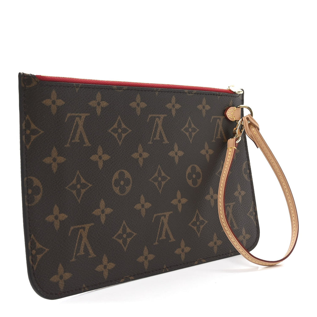 Monogram Neverfull MM GM Pochette Cherry