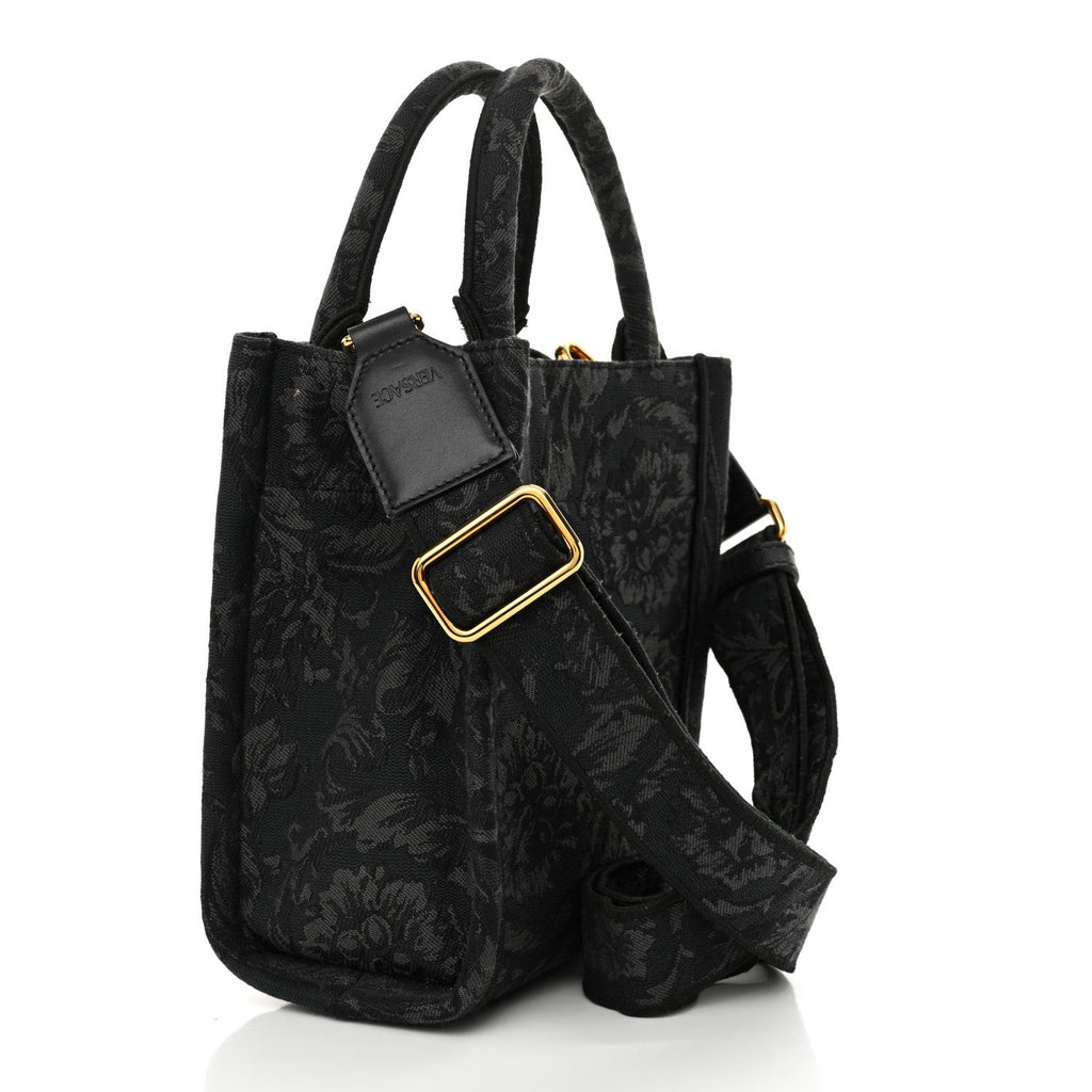 Jacquard Barocco Mini Athena Tote Black