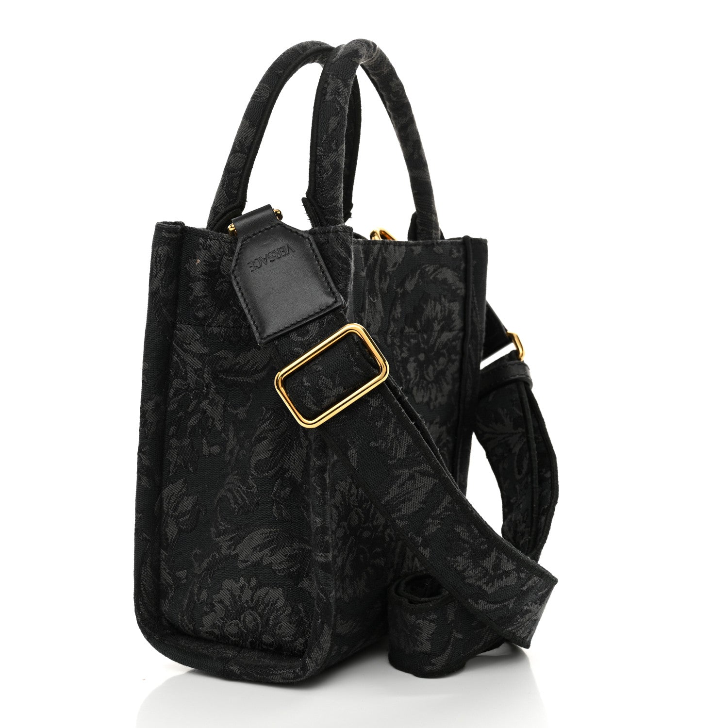 Jacquard Barocco Mini Athena Tote Black