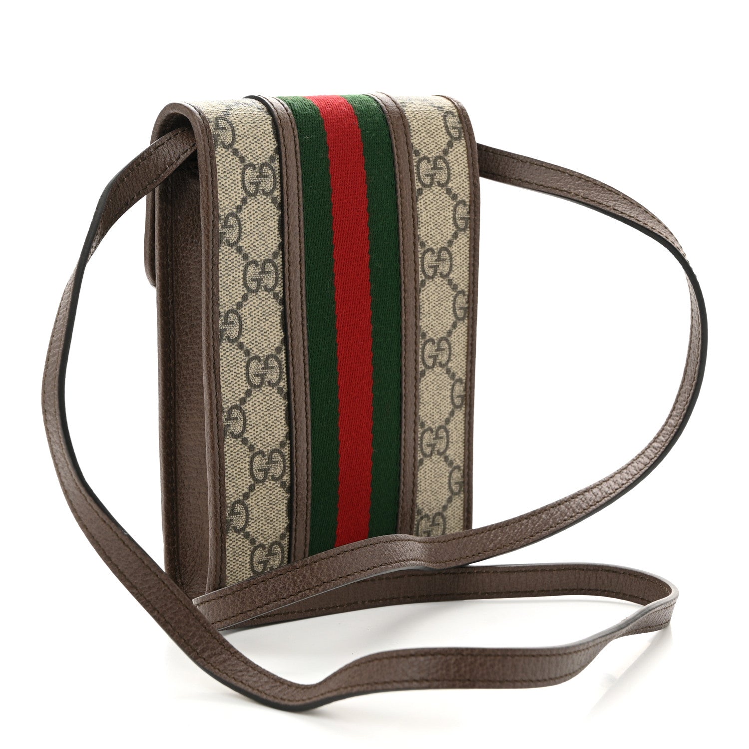 GG Supreme Monogram Web Mini Ophidia Crossbody Bag Beige New Acero