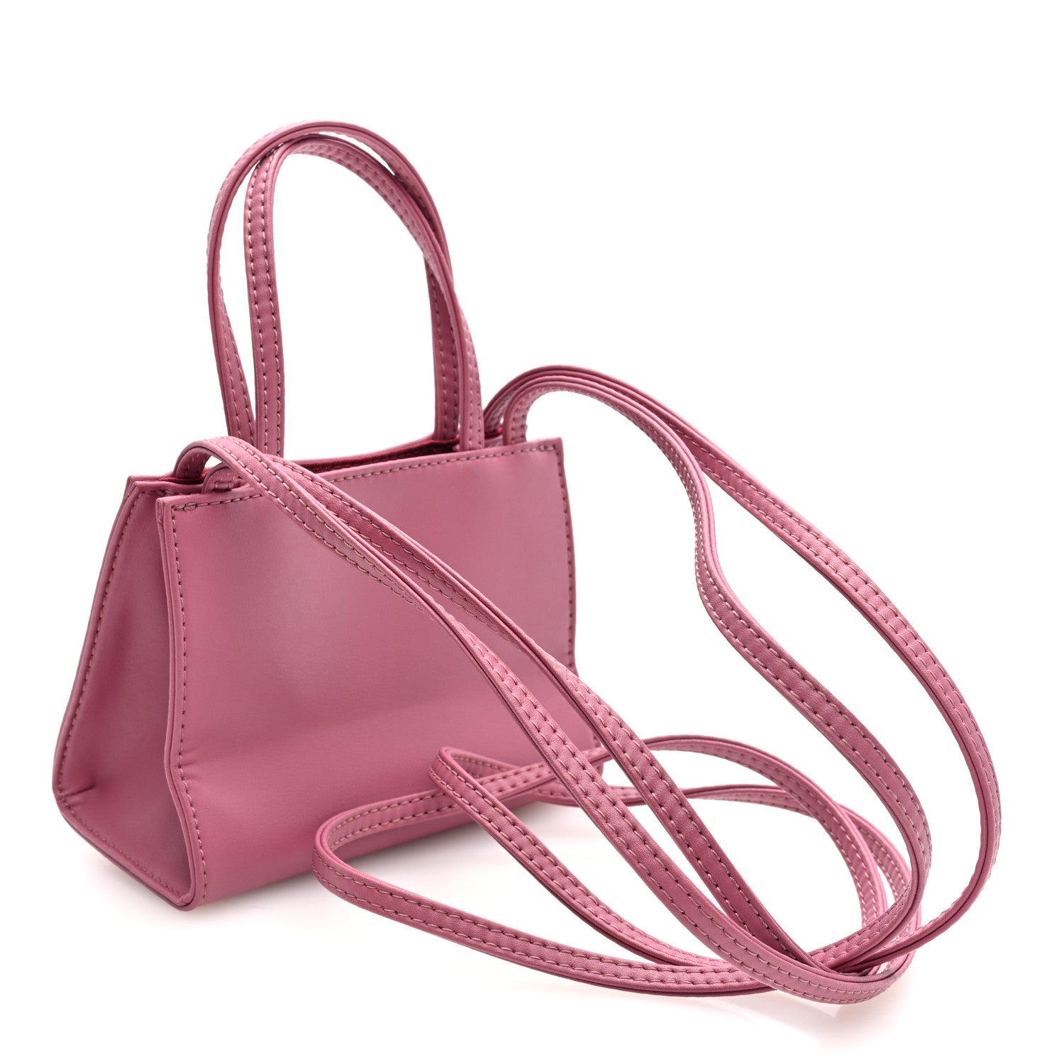 Vegan Leather Small Shopping Bag Corned Beef