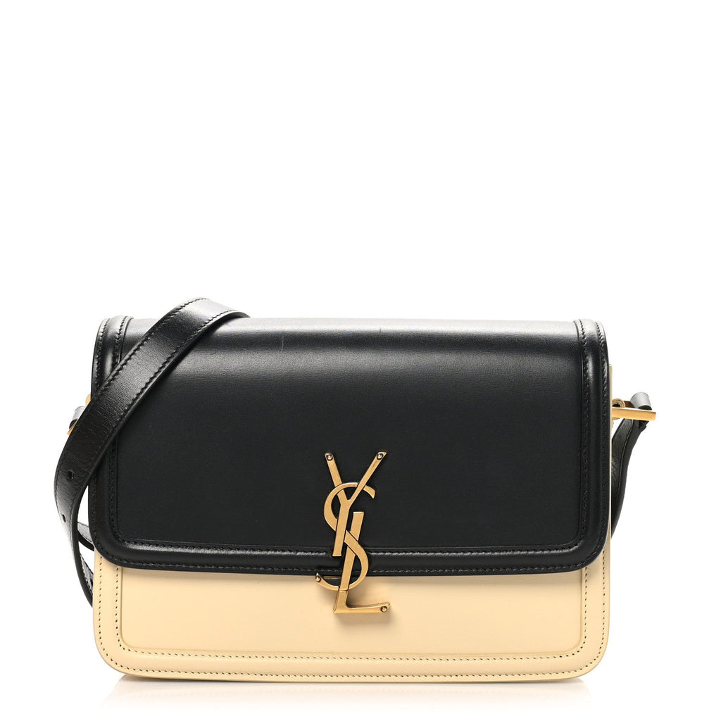 Soft Ultracalfskin Monogram Medium Solferino Satchel Black Burro