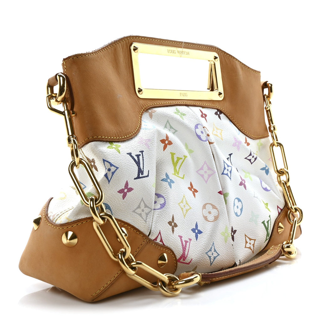 Monogram Multicolor Judy MM White