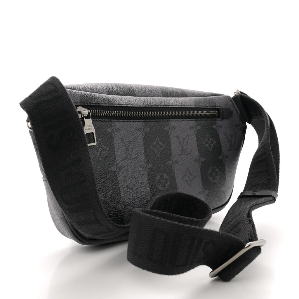 X NIGO Monogram Eclipse Stripes LV Heart Modular Sling Bag