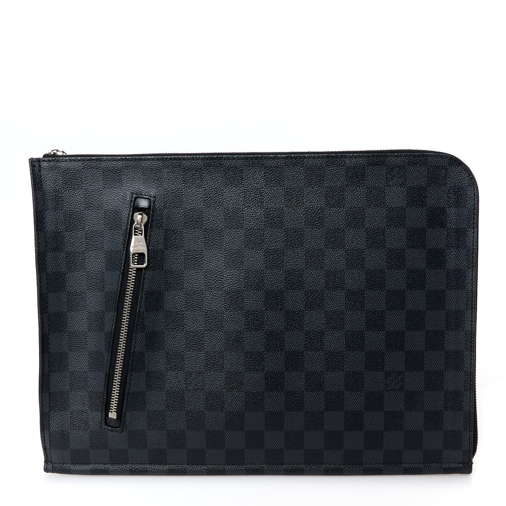 Damier Graphite Poche Documents Holder