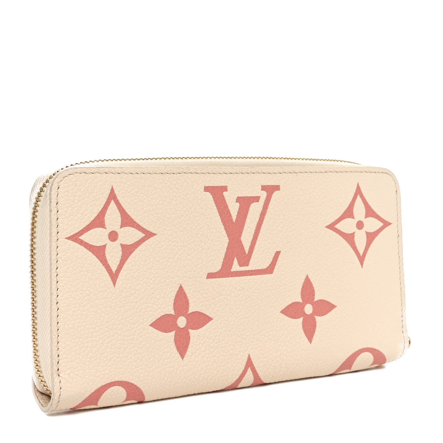 Empreinte Monogram Giant Zippy Wallet Creme Bois De Rose