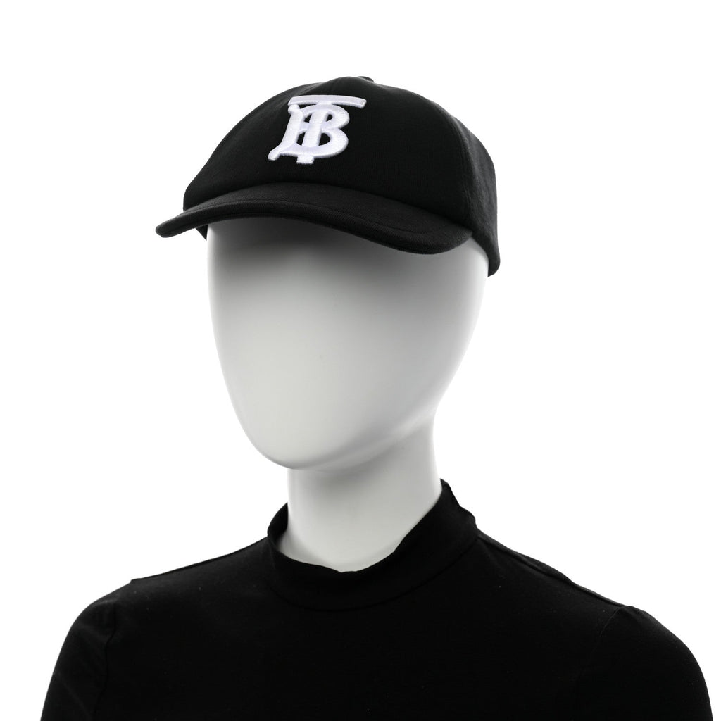 Cotton TB Baseball Cap M Black