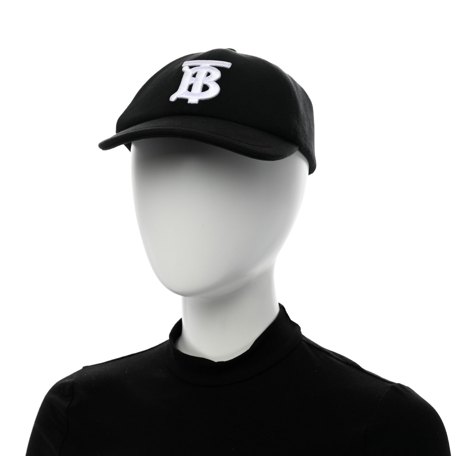 Cotton TB Baseball Cap M Black