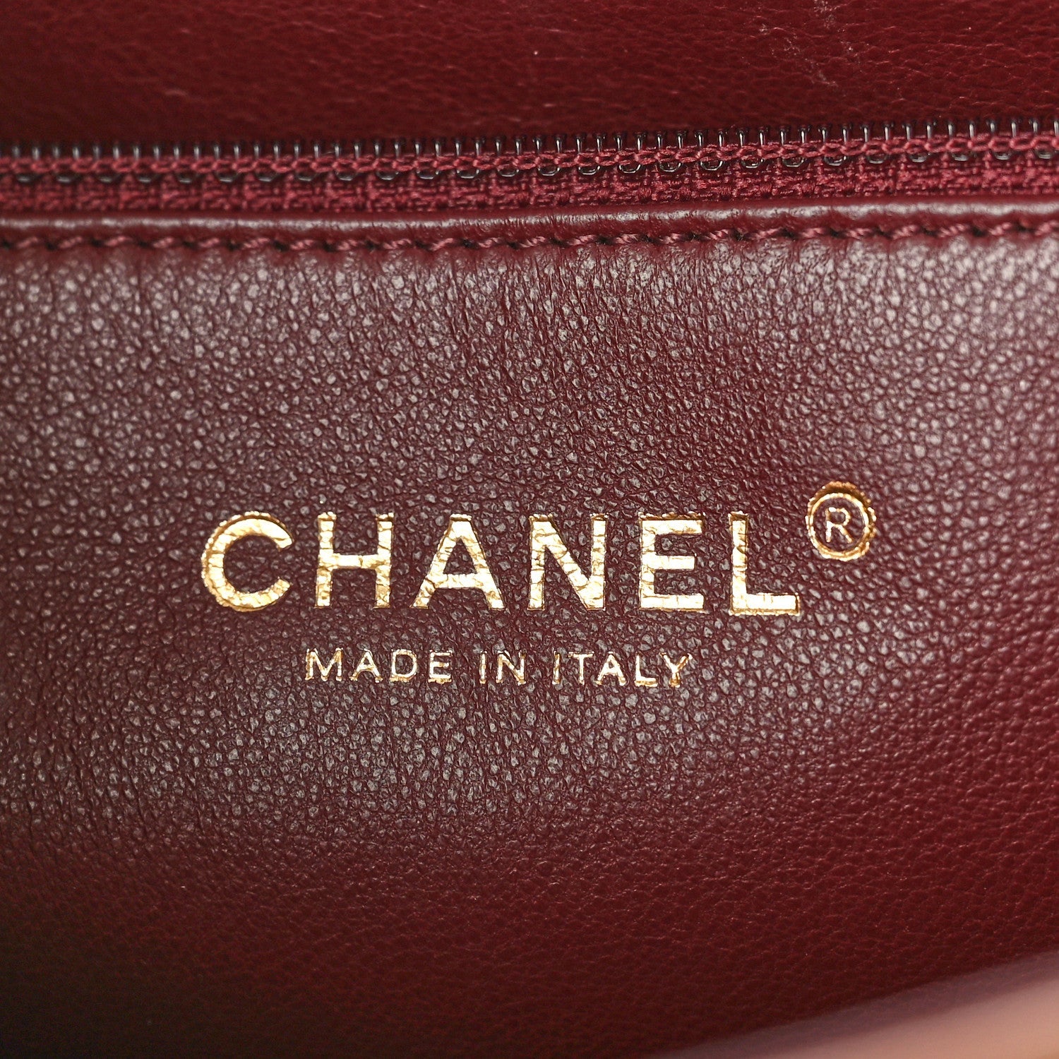 Lambskin Quilted Medium Diamond CC Flap Brown