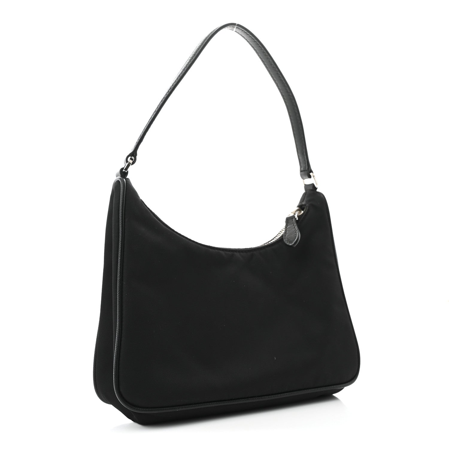 Tessuto Nylon Saffiano Mini Re-Edition 2005 Bag Black