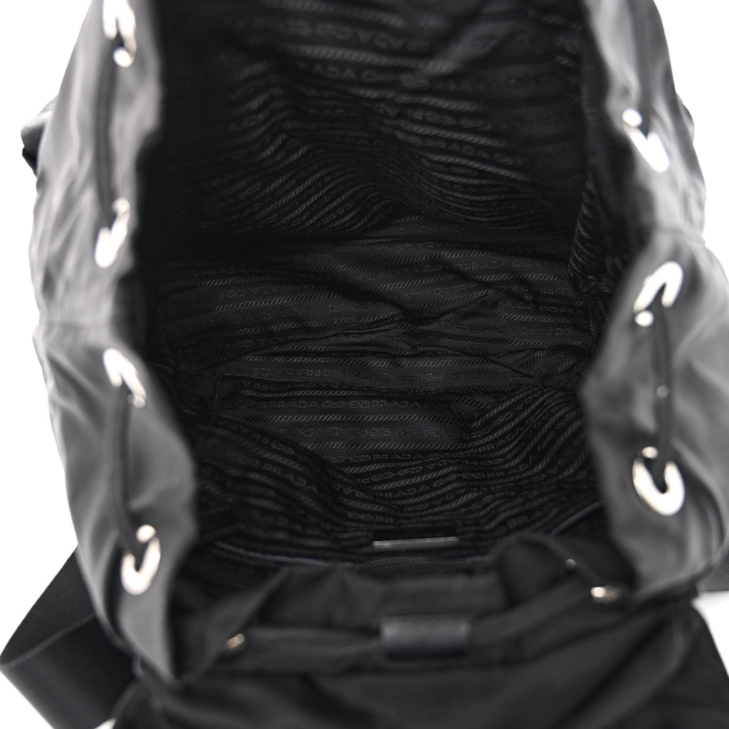 Nylon Vela Medium Backpack Black