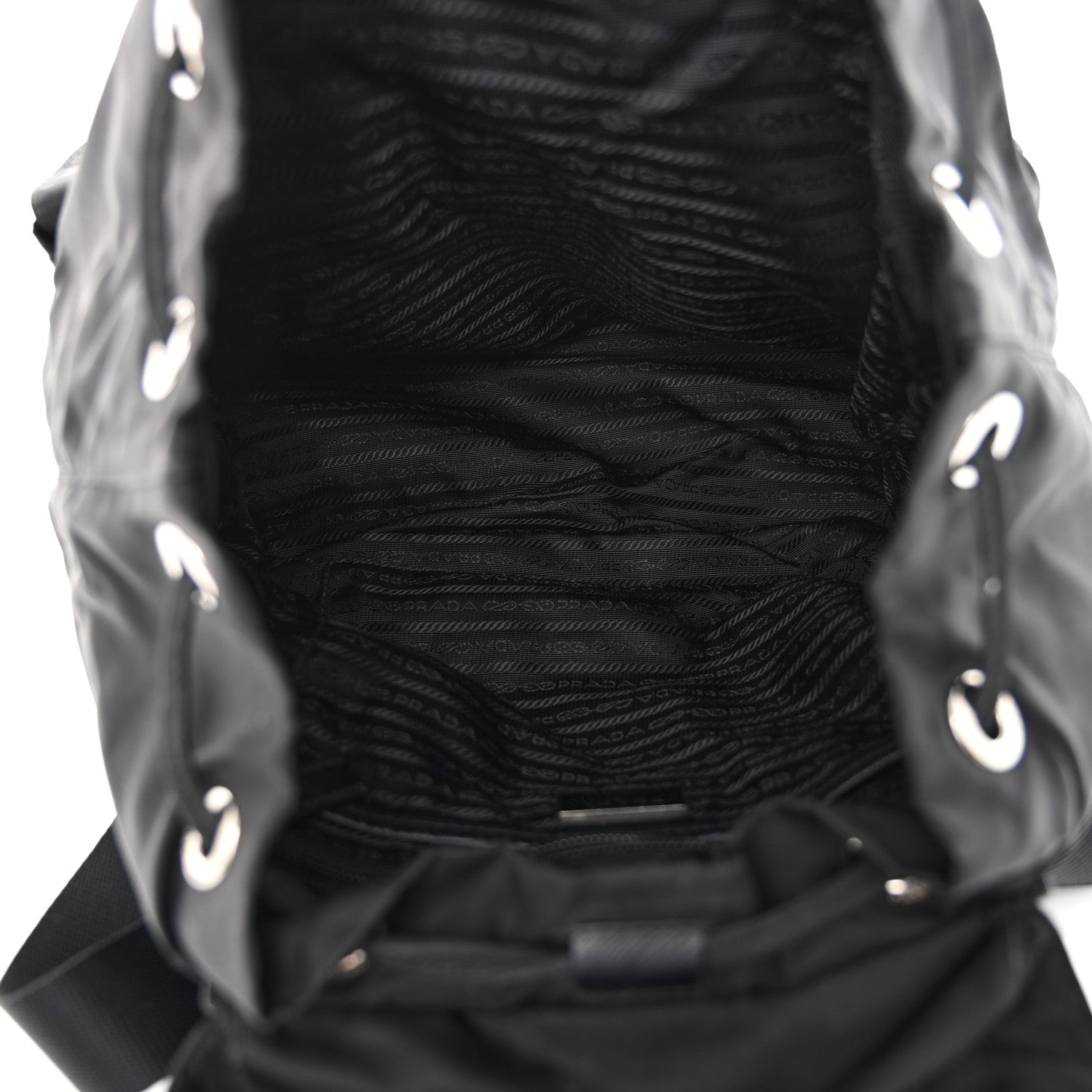 Nylon Vela Medium Backpack Black
