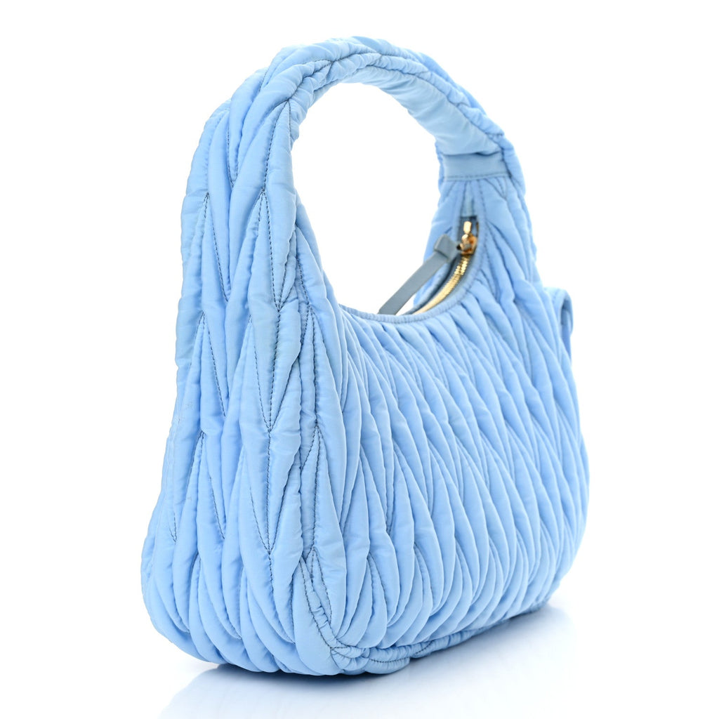 Tessuto Nylon Matelasse Wander Hobo Astrale