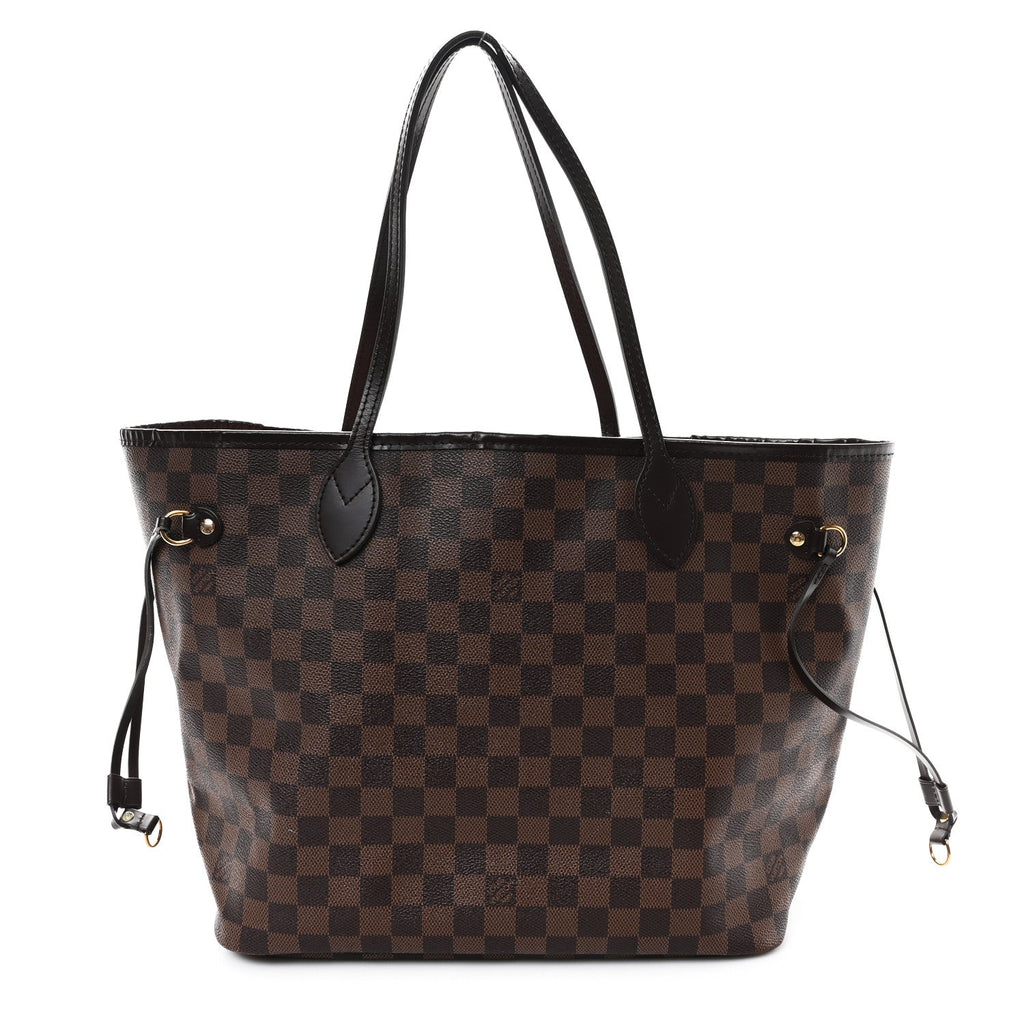 Damier Ebene Neo Neverfull MM Rose Ballerine