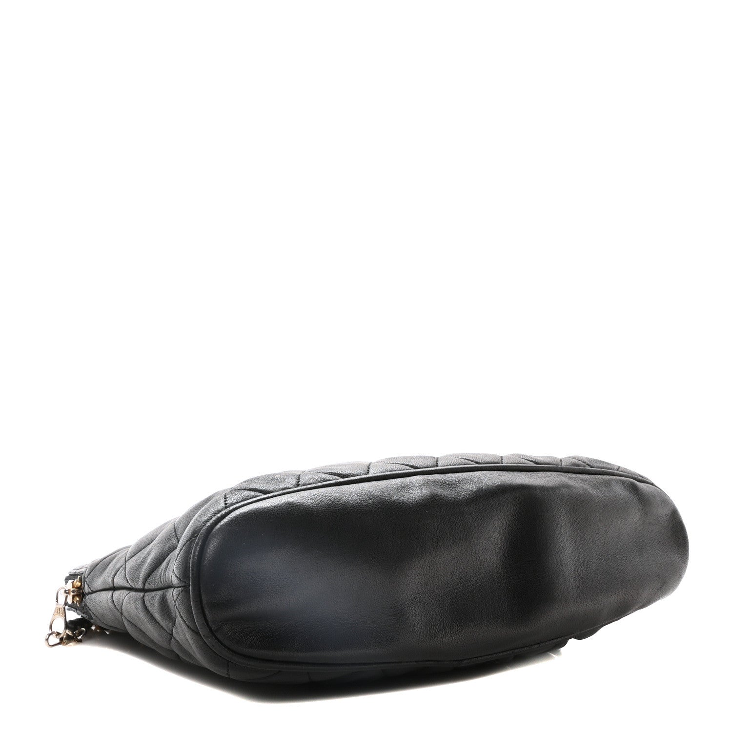 Caviar Quilted Shoulder Bag Black