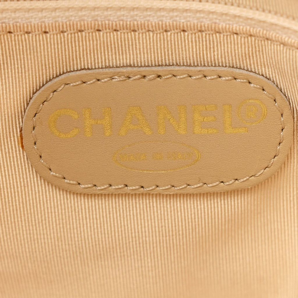 Calfskin CC Tote Beige