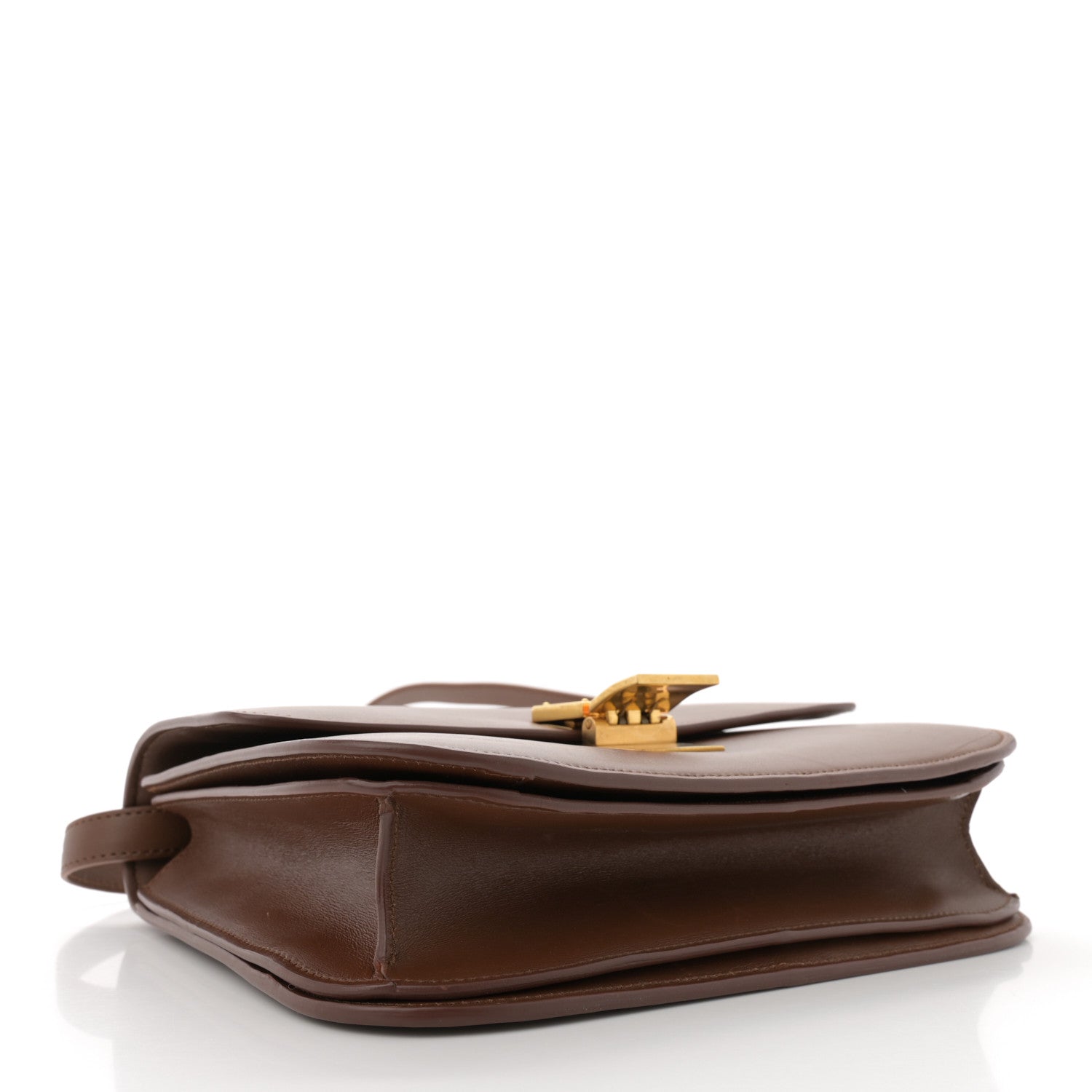Box Calfskin Medium Classic Box Flap Bag Camel