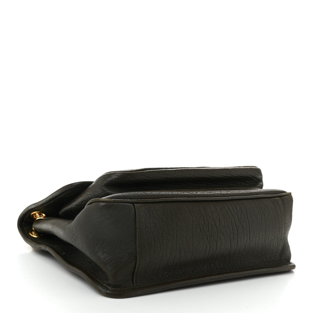 Grained Lambskin Monogram Medium Niki Chain Satchel Light Musk