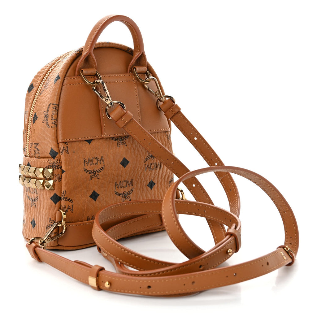 Visetos Side Stud X-Mini Stark Backpack Cognac