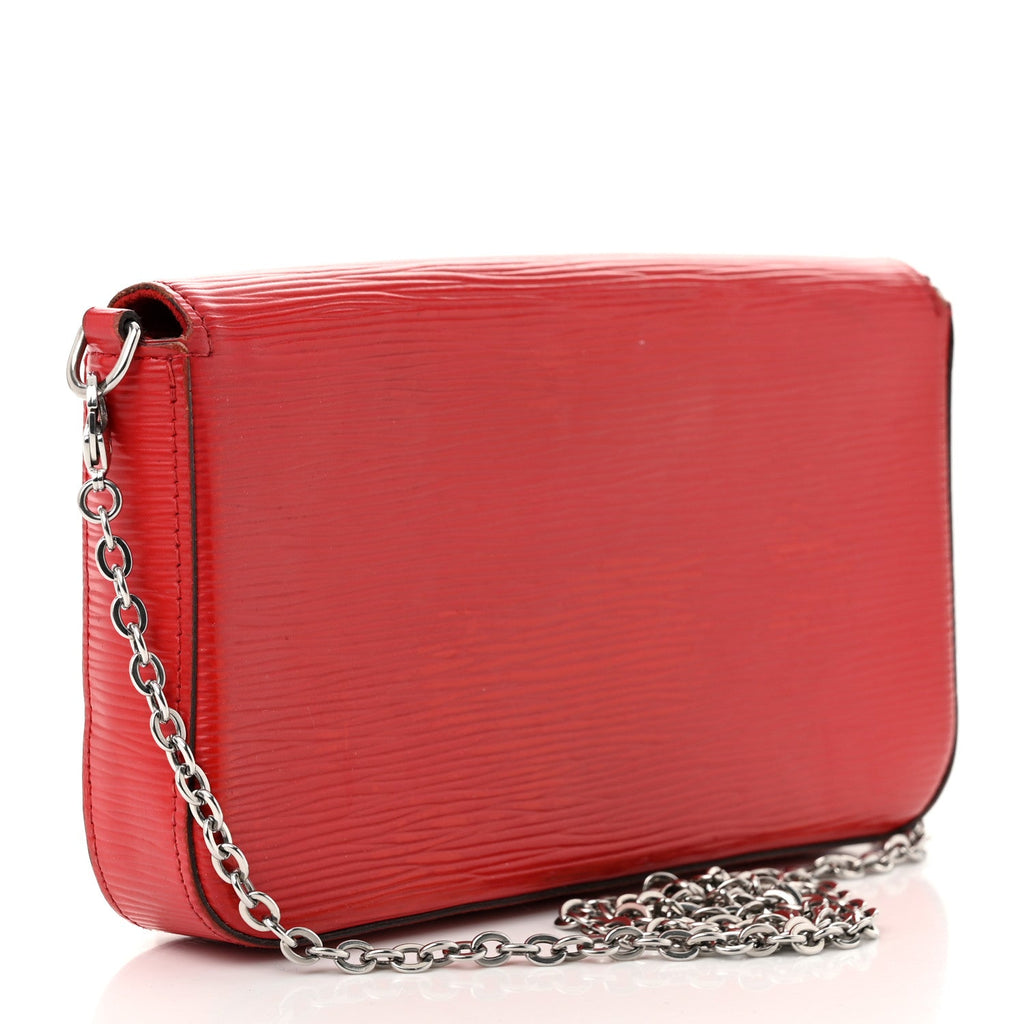 Epi Pochette Felicie Coquelicot