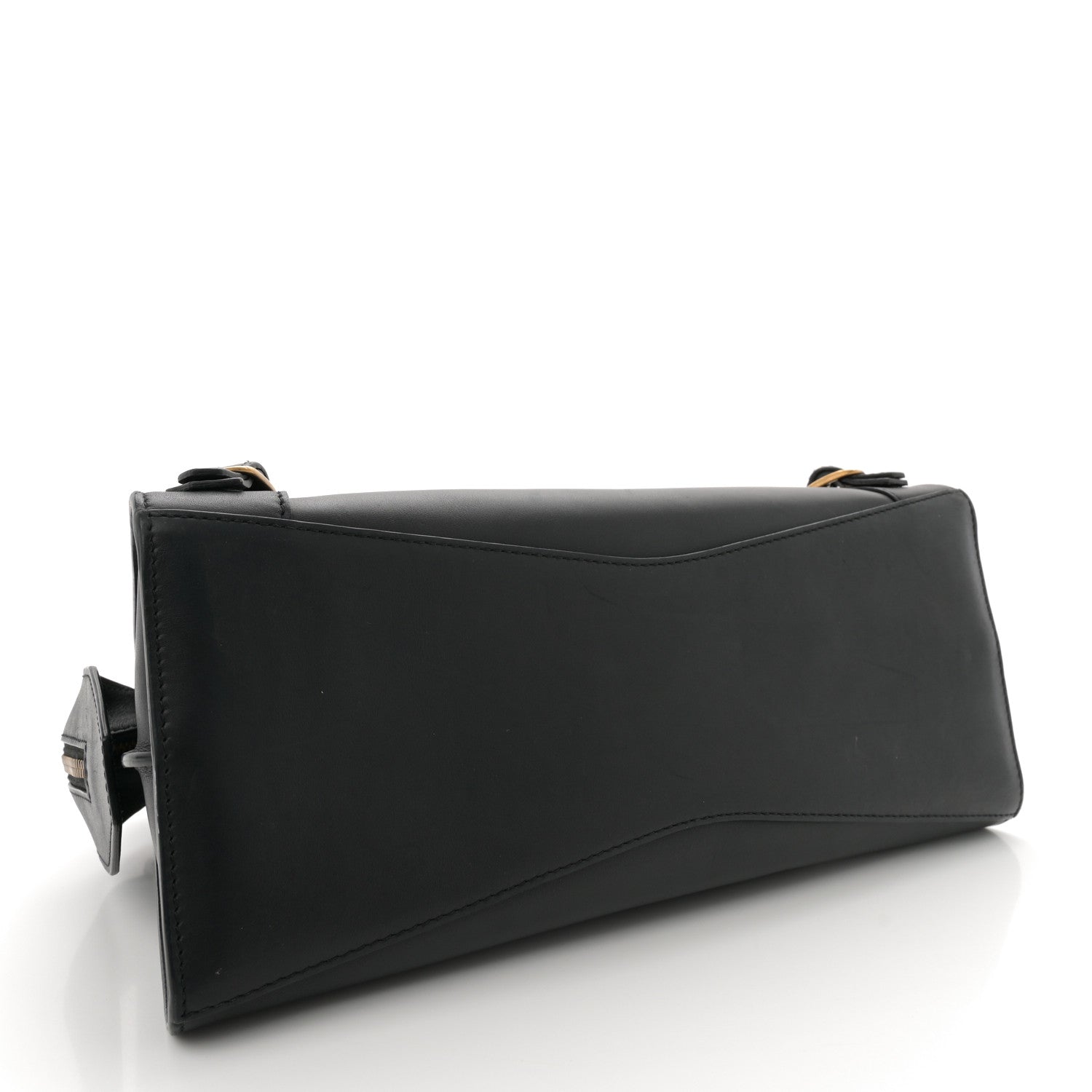 Smooth Calfskin Neo Classic Brass Hardware S City Black