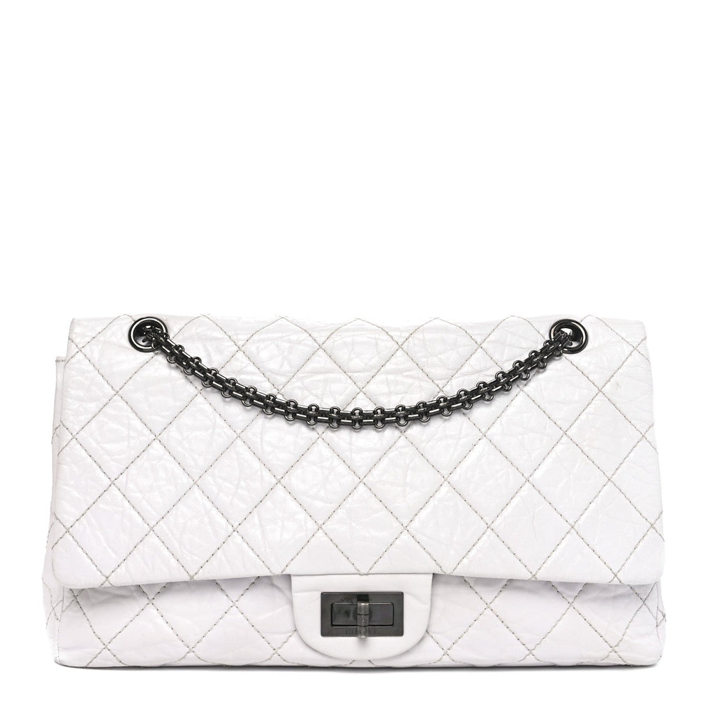 Aged Calfskin 2.55 Reissue 226 Flap White