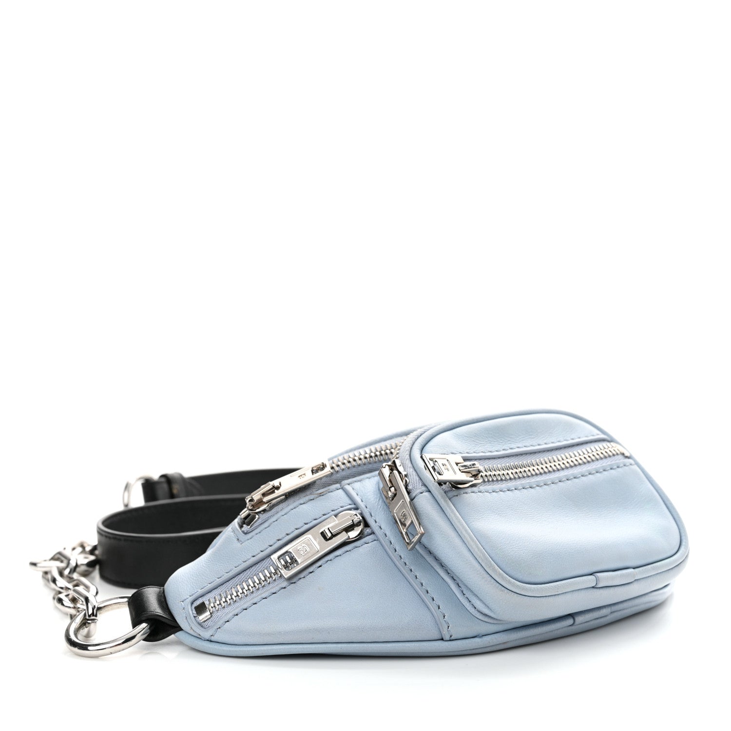 Lambskin Mini Attica Belt Bag Light Blue