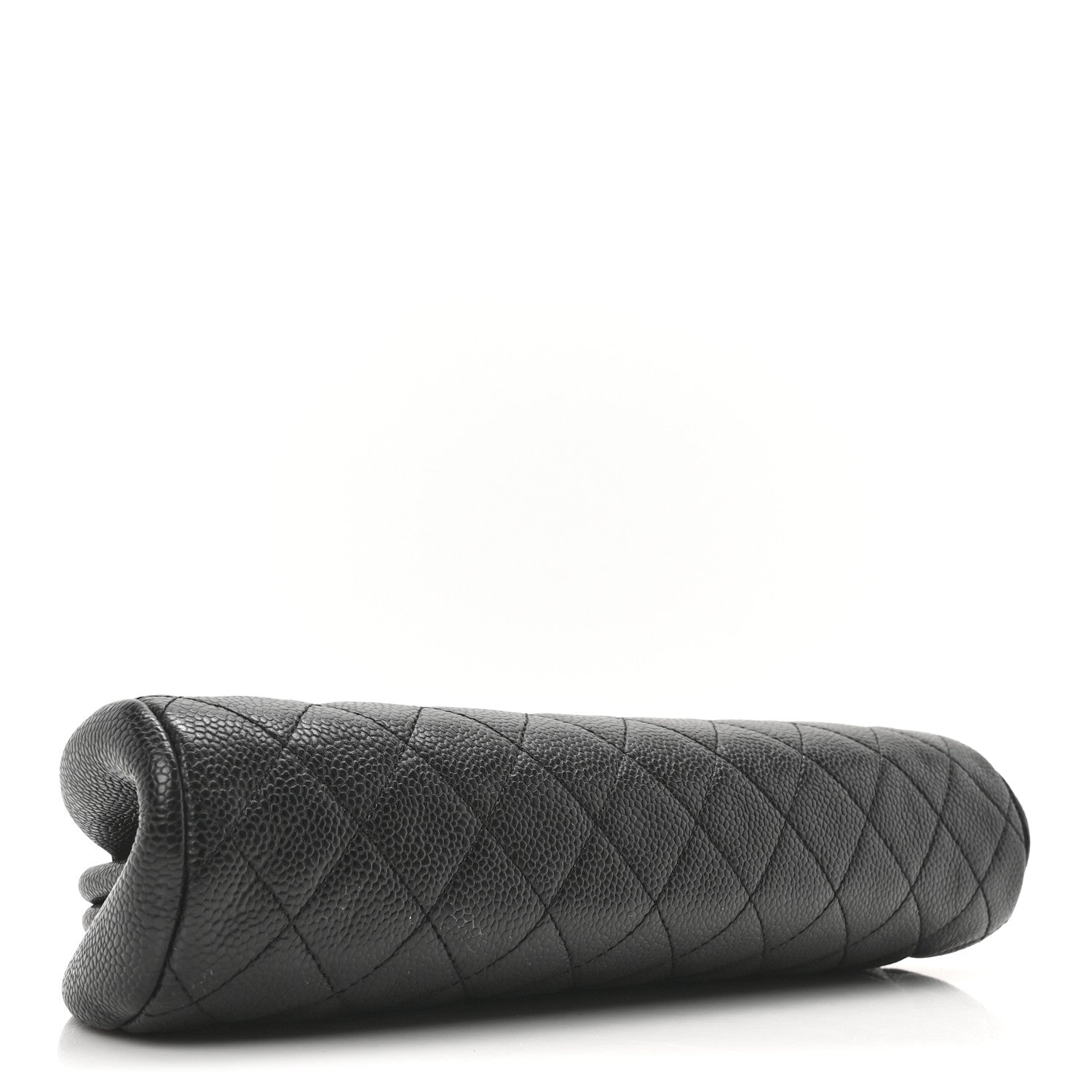 Caviar Quilted Timeless Clutch Black