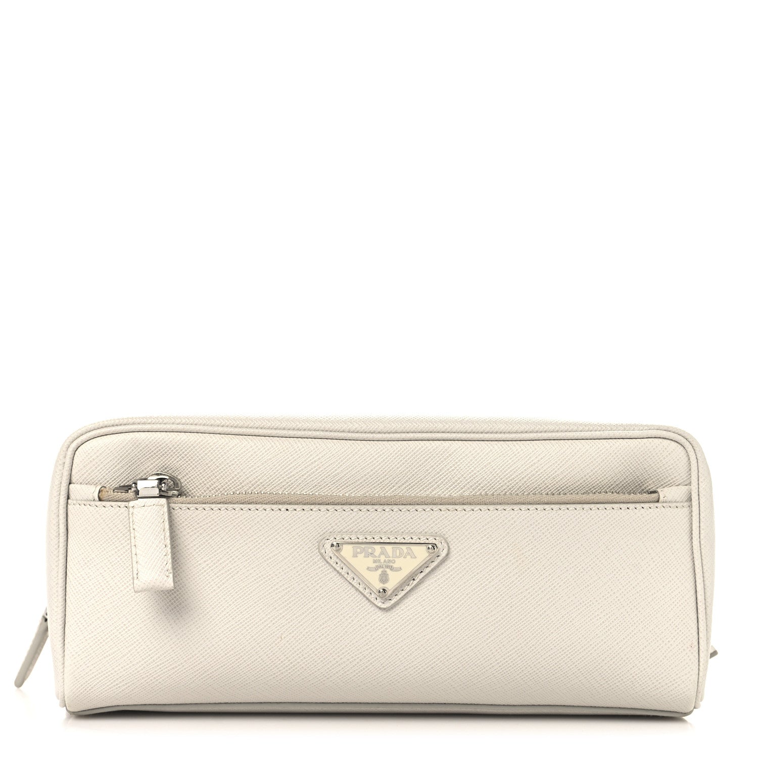 Saffiano Toiletry Case White