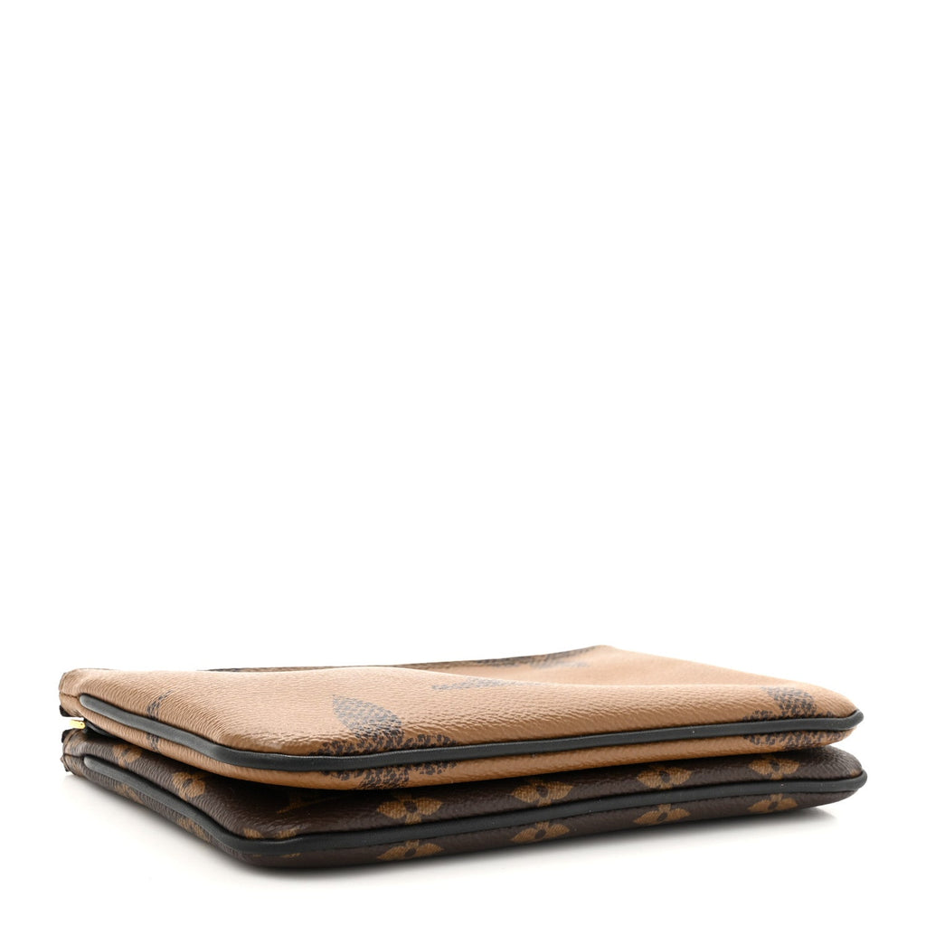 Reverse Monogram Giant Double Zip Pochette