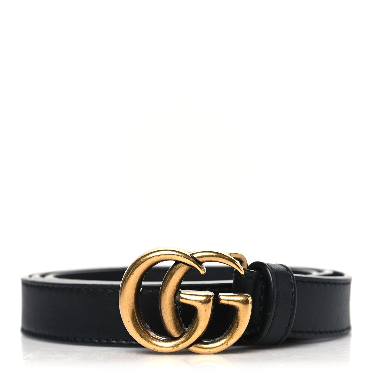 Calfskin Double G 20mm Belt 85 34 Black