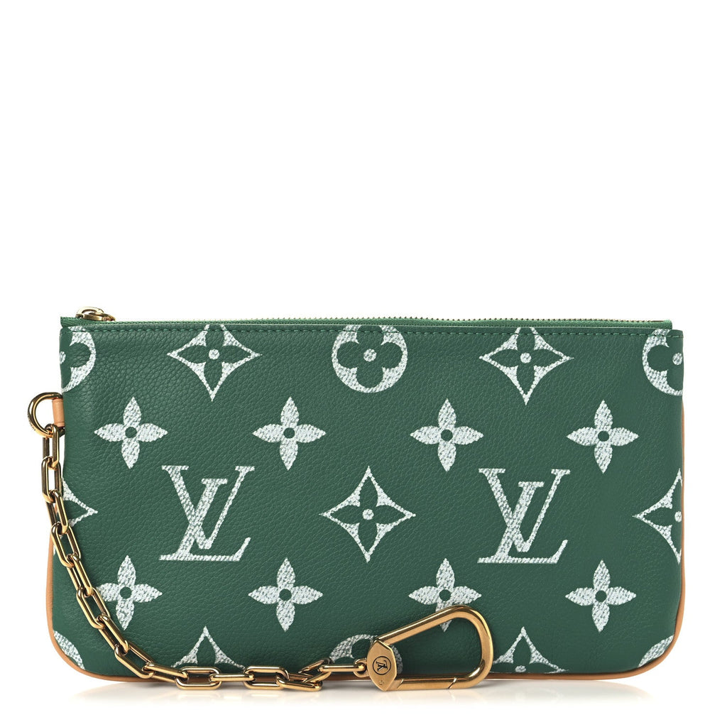 Calfskin Monogram Speedy P9 Bandouliere 50 Pochette Green