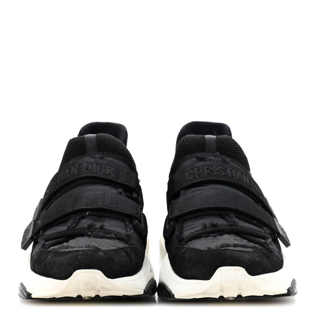 Technical Fabric Nylon Camouflage Womens D-Wander Sneakers 41 Black