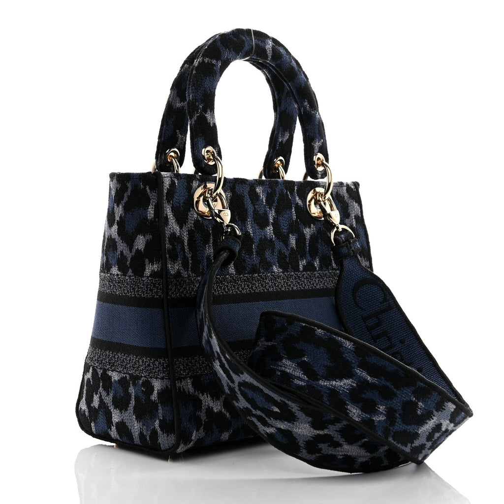 Canvas Mizza Embroidered Medium Lady D-Lite Blue