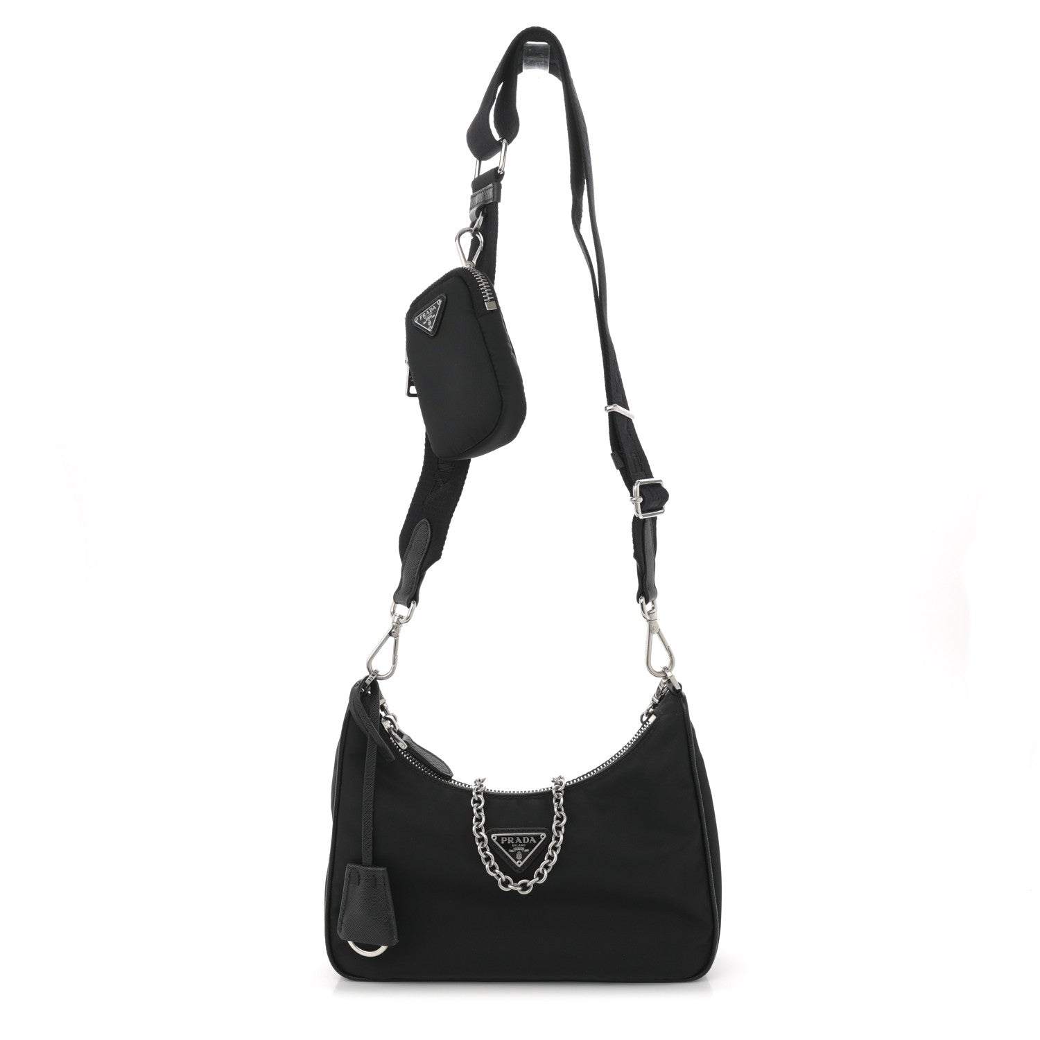Nylon Re-Edition 2005 Shoulder Bag Black