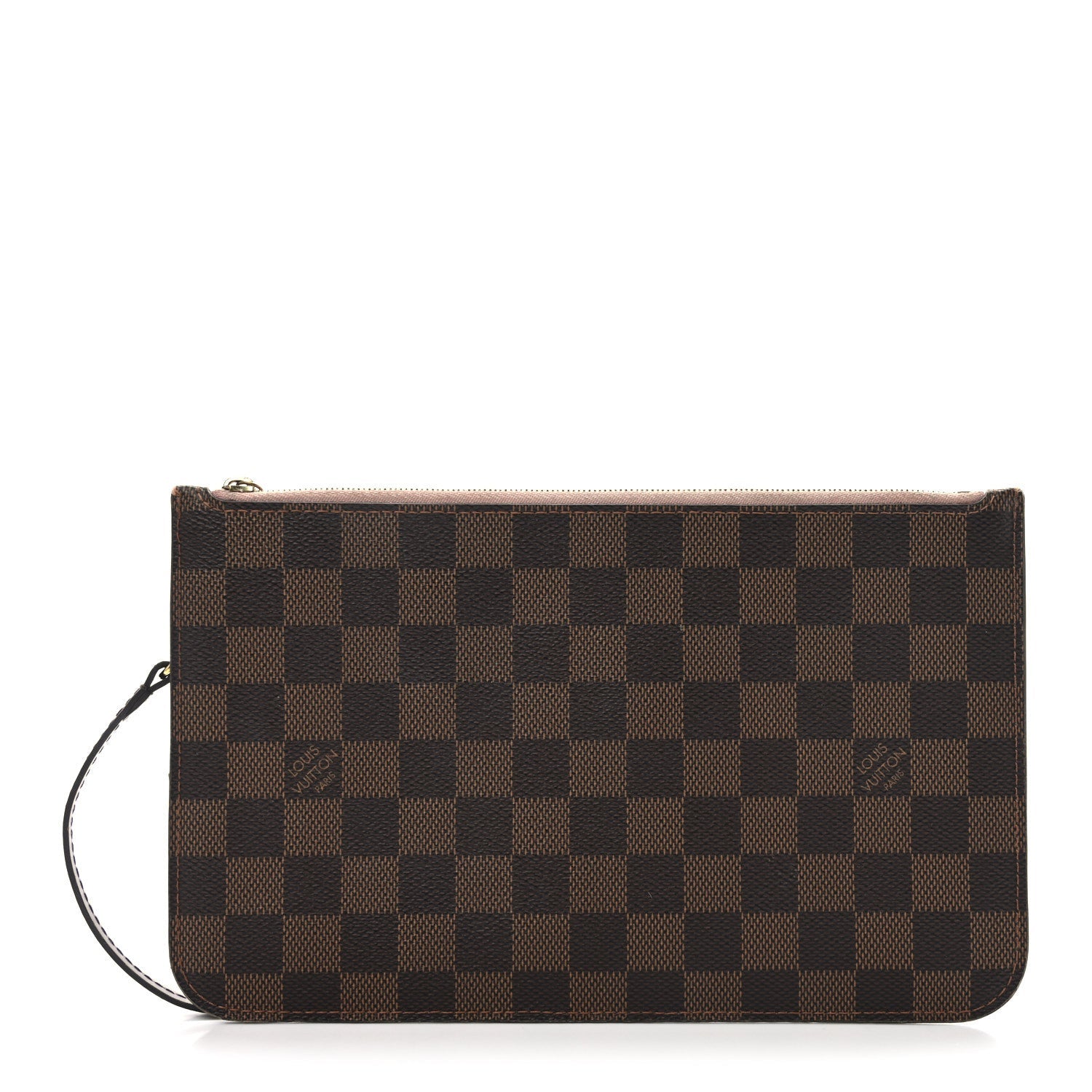Damier Ebene Neverfull MM GM Pochette Rose Ballerine