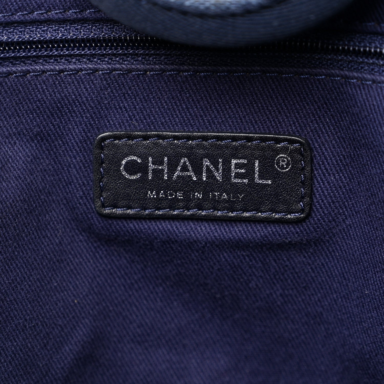 Canvas Medium Deauville Tote Blue