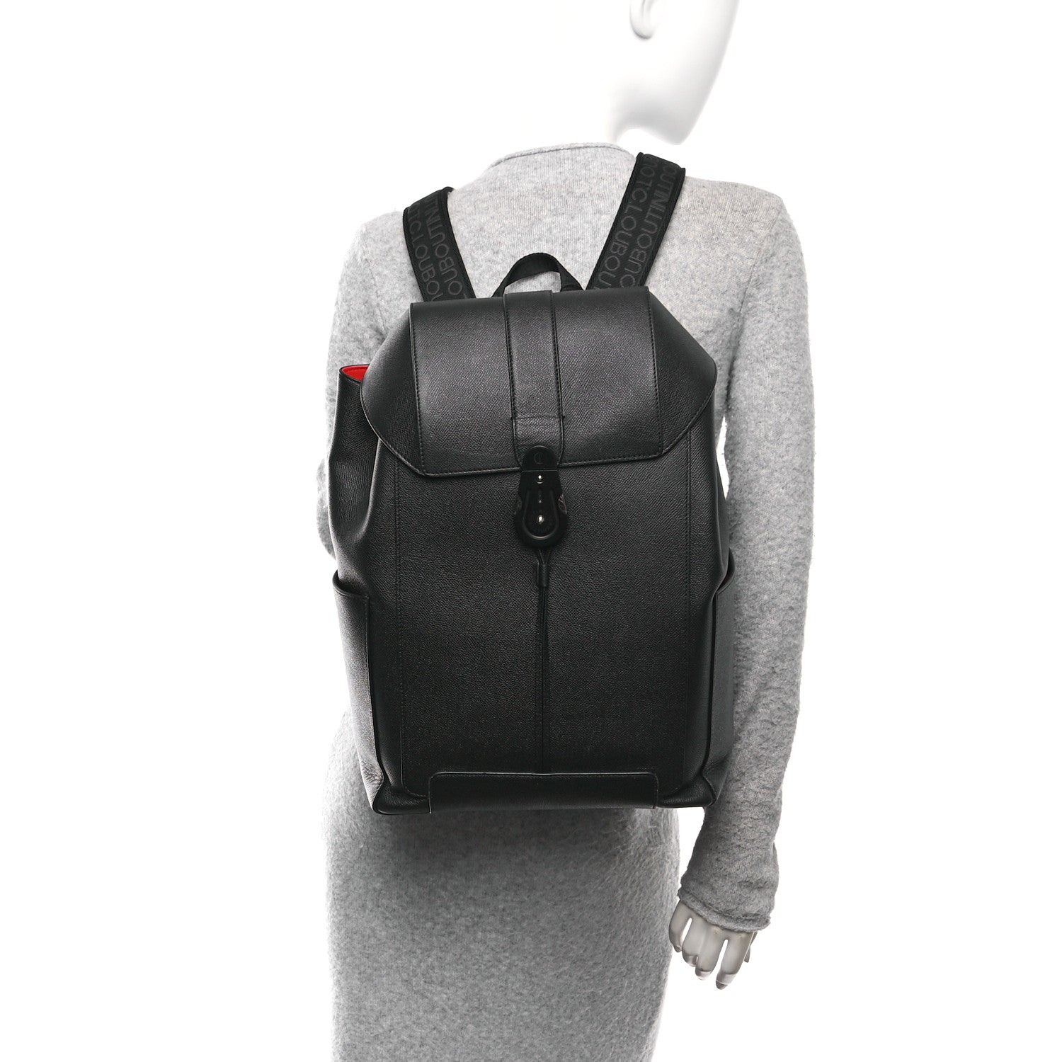 Calfskin Groovy Backpack Black