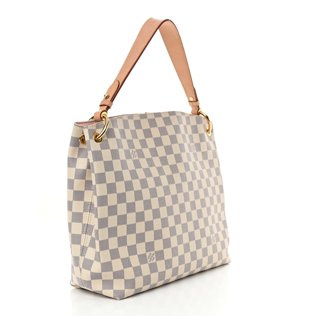 Damier Azur Graceful PM Rose Ballerine