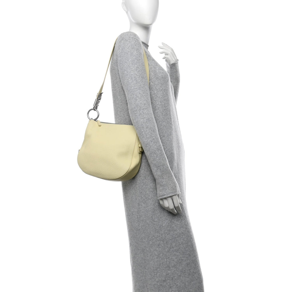 Grainy Calfskin Small Knight Crossbody Bag Sherbert