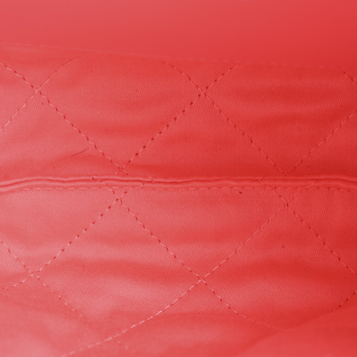 Shiny Calfskin Quilted Rainbow Metal Mini Chanel 22 Coral Pink