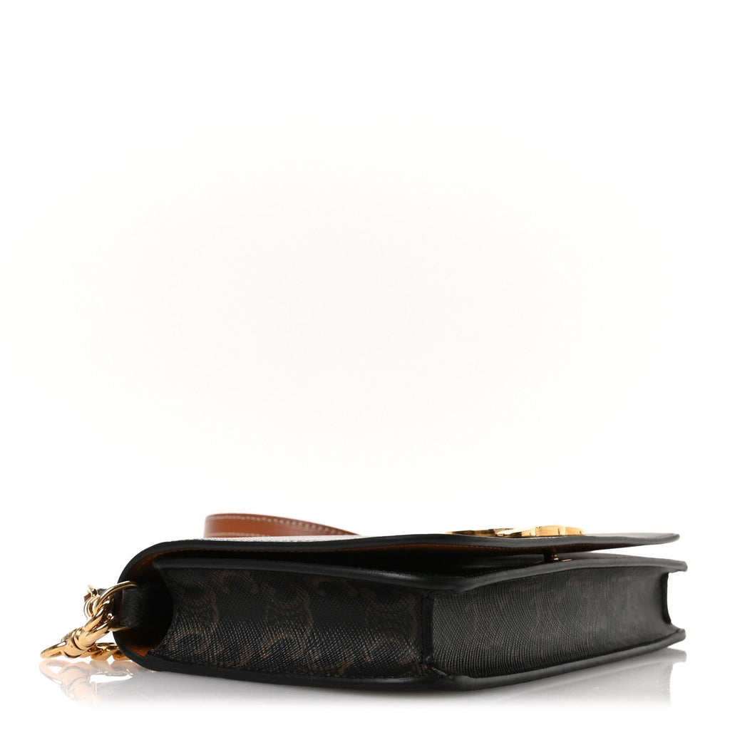 Triomphe Canvas Multipochette Tan