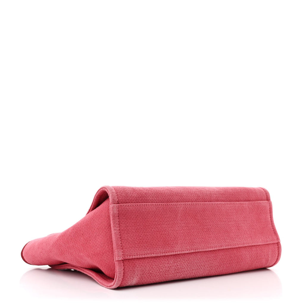 Canvas Small Deauville Tote Red